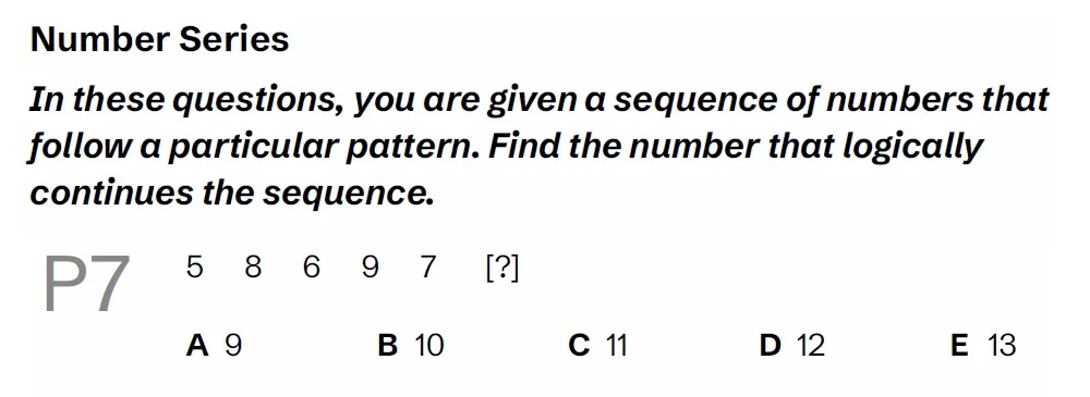 Question P07 - Lincolnshire 11 Plus Exam Practice Papers 2026 - Pack 2 - Paper 1 - VR