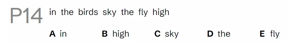 Question P14 - Lincolnshire 11 Plus Exam Practice Papers 2026 - Pack 2 - Paper 1 - VR