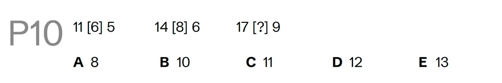 Question P10 - Lincolnshire 11 Plus Exam Practice Papers 2026 - Pack 3 - Paper 1 - VR