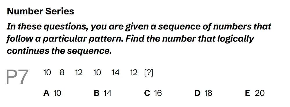 Question P07 - Lincolnshire 11 Plus Exam Practice Papers 2026 - Pack 3 - Paper 1 - VR