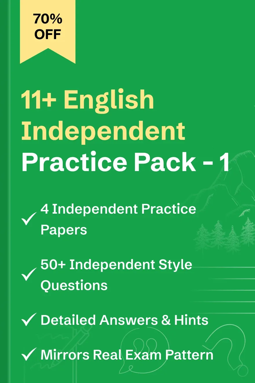 11+ English Independent Practice Papers Pack 1 - image