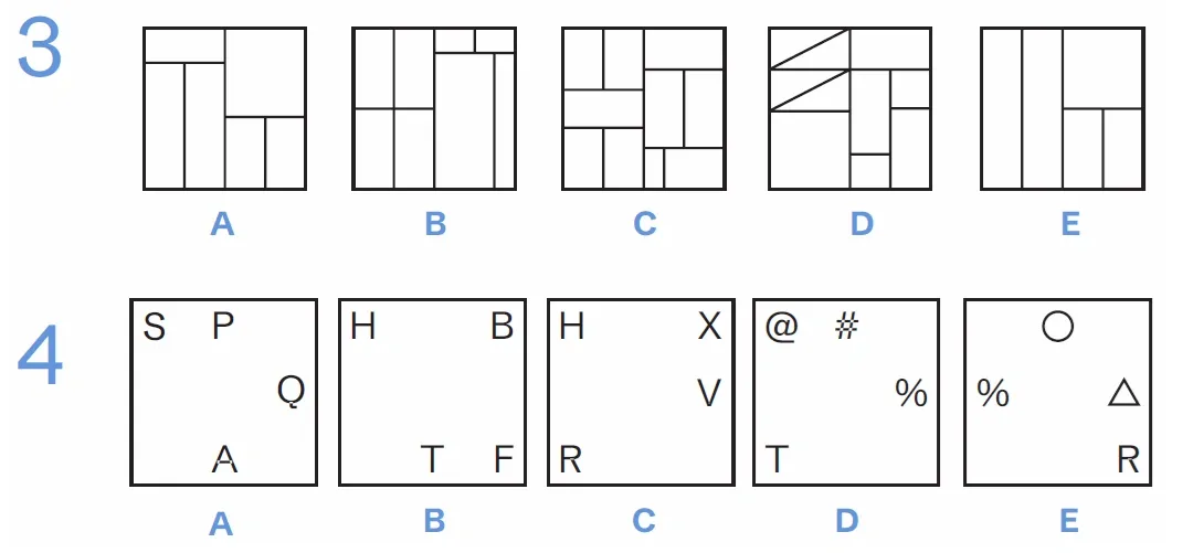 Question NVRS1(03 & 04) - West Midlands 11 Plus Exam Practice Papers 2026 - Paper 1 - Session 1 - VR, NVR, SR, Maths & English