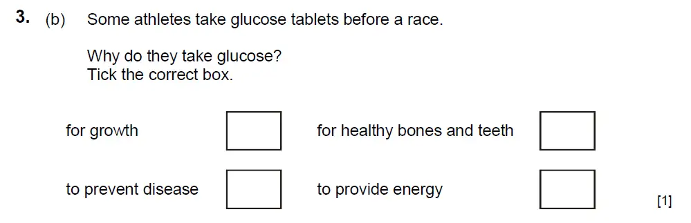 Question 07 - Aldenham School - 13 Plus Biology Sample Paper 2017