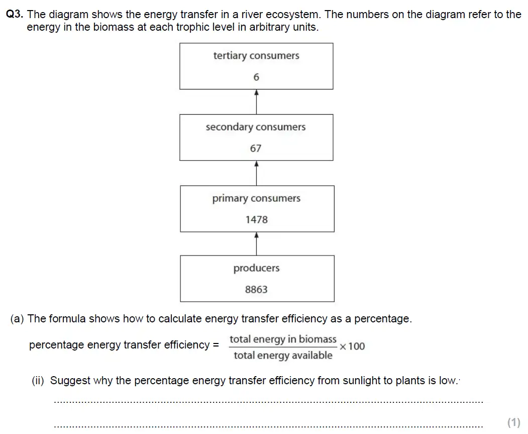 Question 10 - Glenalmond College - 13 Plus Biology Scholarship Exam Paper 2018
