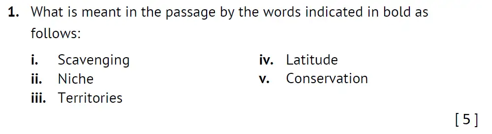Question 1 - Radley School - 13 Plus Biology Scholarship Sample Paper 2016