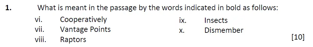 Question 2 - Radley School - 13 Plus Biology Scholarship Sample Paper 2017