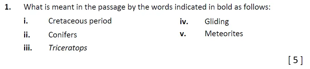 Question 1 - Radley School - 13 Plus Biology Scholarship Sample Paper 2019
