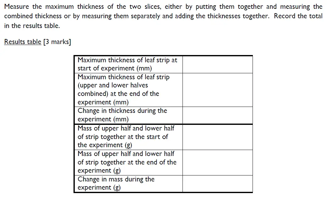 Question 5 - Shrewsbury School - 13 Plus Biology Scholarship Exam Paper 2015