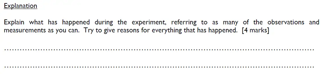 Question 6 - Shrewsbury School - 13 Plus Biology Scholarship Exam Paper 2015