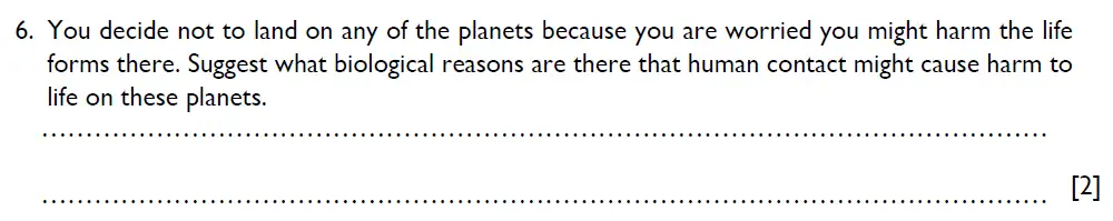 Question 6 - Shrewsbury School - 13 Plus Biology Scholarship Exam Paper 2017