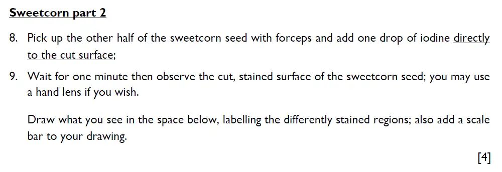 Question 2 - Shrewsbury School - 13 Plus Biology Scholarship Exam Paper 2018