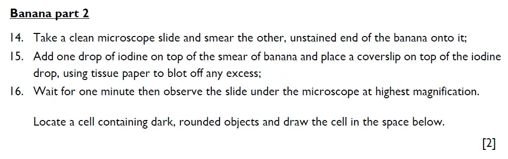 Question 4 - Shrewsbury School - 13 Plus Biology Scholarship Exam Paper 2018