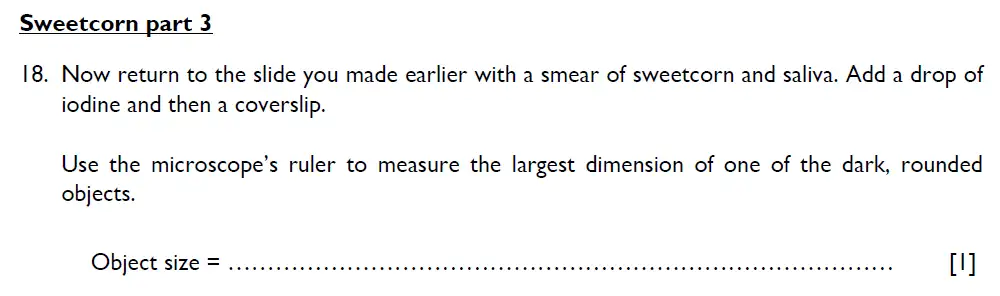Question 6 - Shrewsbury School - 13 Plus Biology Scholarship Exam Paper 2018
