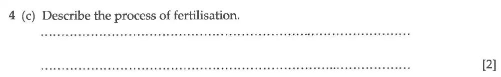 Question 12 - Winchester College - 13 Plus Biology Election Exam Paper 2016