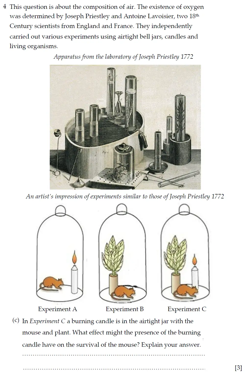 Question 10 - Winchester College - 13 Plus Biology Election Exam Paper 2019