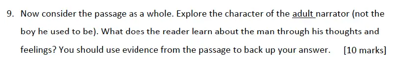 Question 09 - Alleyn’s School – 13 Plus English Sample Exam Paper 1