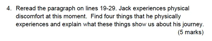 Question 04 - Alleyn’s School – 13 Plus English Sample Exam Paper 2