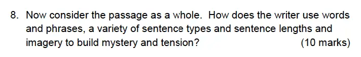 Question 08 - Alleyn’s School – 13 Plus English Sample Exam Paper 2
