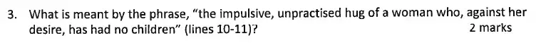 Question 03 - Bancroft’s School – 13 Plus Entrance Exam English Sample Paper 2019