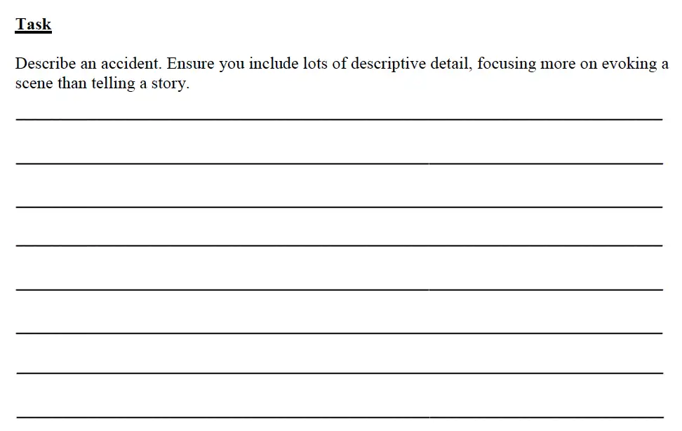 Writing task 01 - Eltham College – 13 Plus English Sample Paper 2019