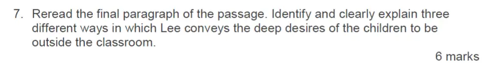 Question 07 - Emanuel School – 13 Plus English Sample Paper