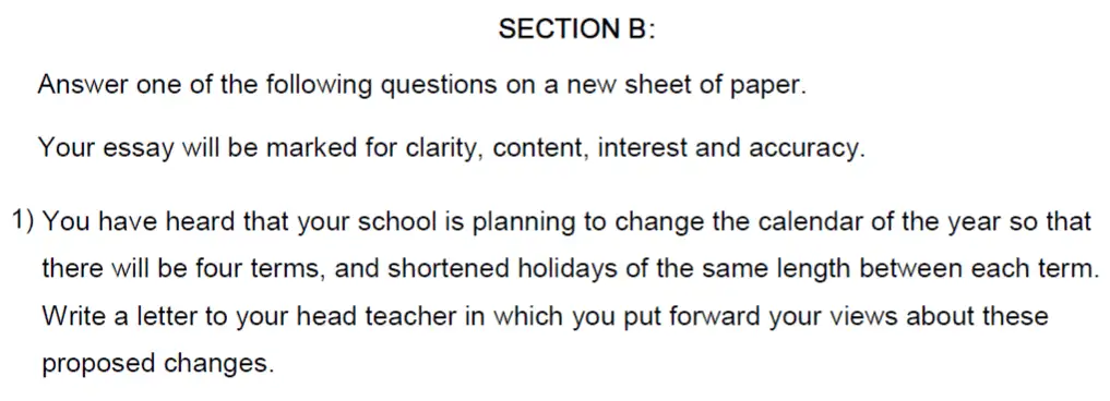 Writing task 01 - Emanuel School – 13 Plus English Sample Paper
