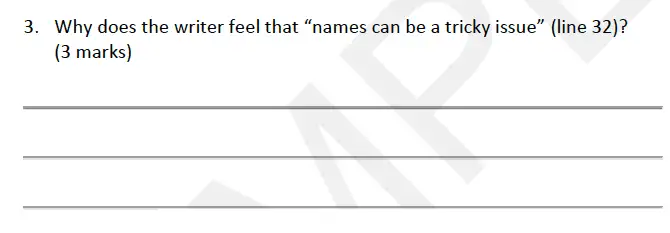 Question 03 - Forest School – 13 Plus English Sample Paper 2