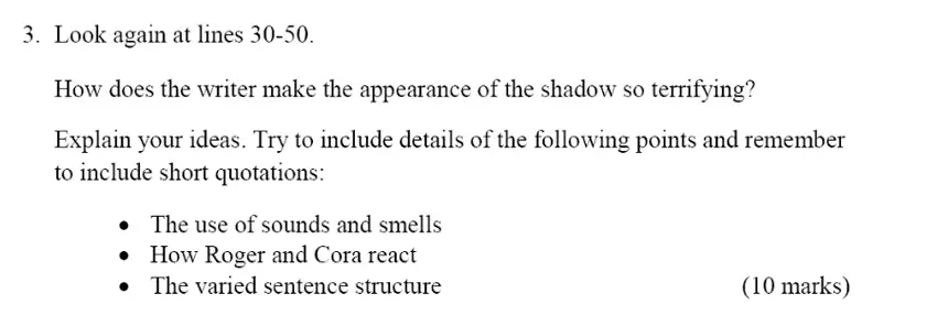 Question 03 - Merchant Taylors’ School – 13 Plus English Entrance Exam 2017