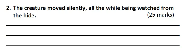 Writing task 02 - Reigate Grammar School – 13 Plus English Sample Paper 2016