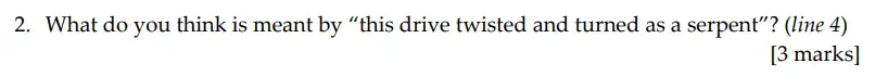 Question 02 - Sevenoaks School – Year 9 English Sample Paper 2016