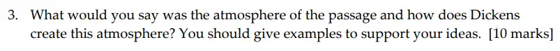 Question 03 - Sevenoaks School – Year 9 English Sample Paper 2017