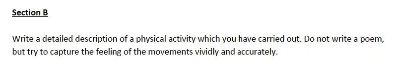 Writing task 01 - Whitgift School – 13 Plus English Sample Questions