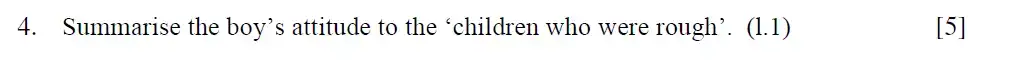 Question 06 - Eton College - 13+ English Scholarship Exam 2014