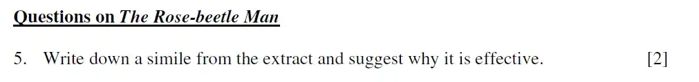 Question 07 - Eton College - 13+ English Scholarship Exam 2014