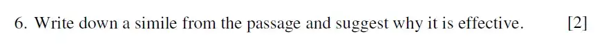 Question 10 - Eton College - 13 Plus English Scholarship Exam 2015