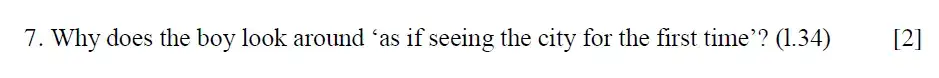 Question 11 - Eton College - 13 Plus English Scholarship Exam 2015