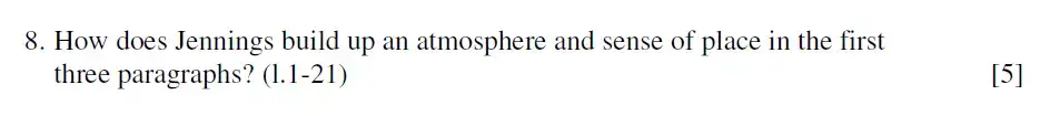 Question 12 - Eton College - 13 Plus English Scholarship Exam 2015
