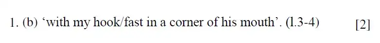 Question 02 - Eton College - 13 Plus English Scholarship Exam 2015