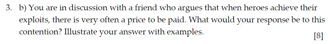 Question 06 - Eton College - 13 Plus English Scholarship Exam 2021