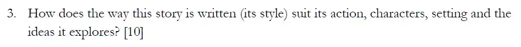 Question 03 - St Edwards Oxford - 13 Plus English Scholarship Exam 2014