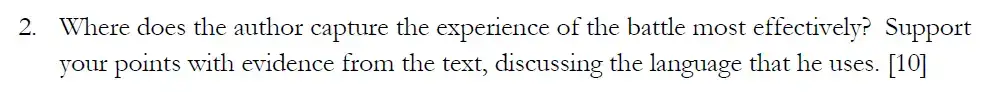 Question 02 - St Edwards Oxford - 13+ English Scholarship Exam 2017