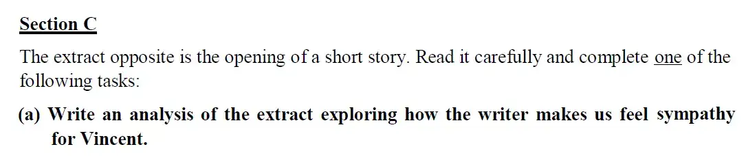 Writing task 01 - St Paul's School - 13 Plus English Scholarship Exam 2016