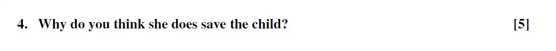 Question 10 - Westminster School - 13 Plus English Scholarship Exam 2016