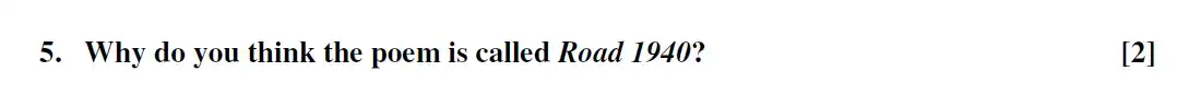 Question 11 - Westminster School - 13 Plus English Scholarship Exam 2016