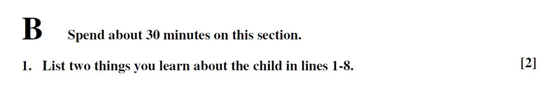 Question 06 - Westminster School - 13 Plus English Scholarship Exam 2016