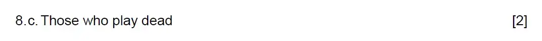Question 10 - Westminster School - 13 Plus English Scholarship Exam 2021