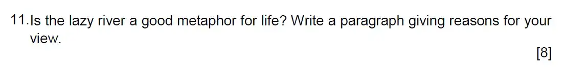 Question 14 - Westminster School - 13 Plus English Scholarship Exam 2021