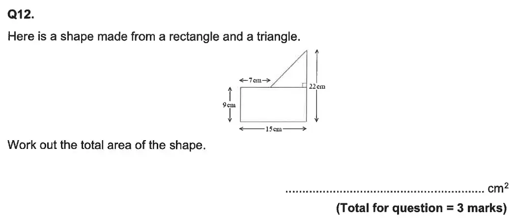 Question 12 - Aldenham School - 13 Plus Maths Sample Paper 2 2023