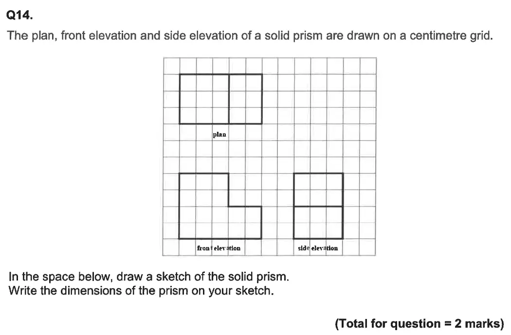 Question 14 - Aldenham School - 13 Plus Maths Sample Paper 2 2023