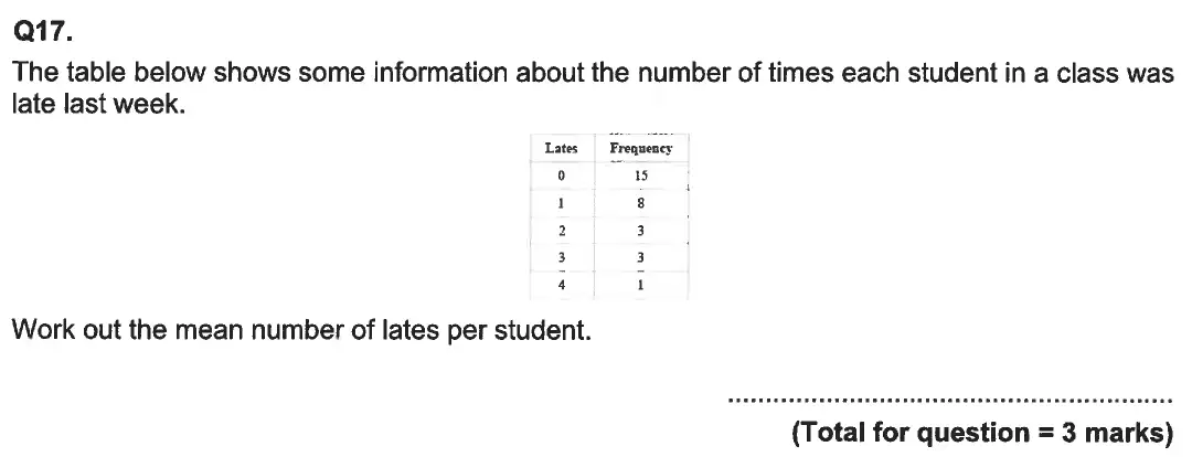Question 17 - Aldenham School - 13 Plus Maths Sample Paper 2 2023